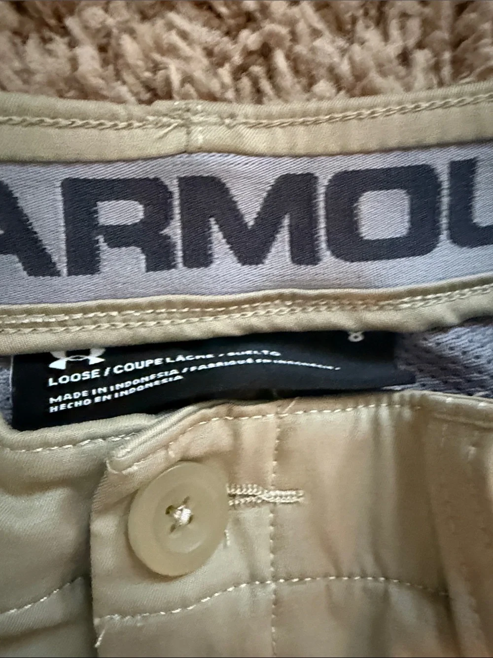 Under Armour kidsFlat Front Khaki Shorts - Light Tan
